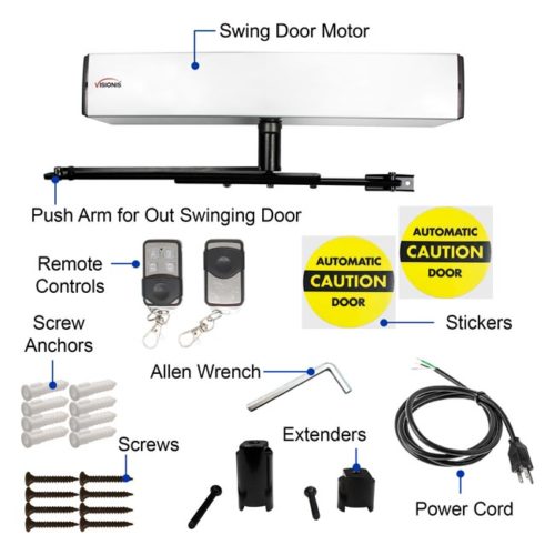 VIS-440B-SLIM – automatic door opening systems features