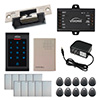 Visionis FPC-5547 One Door Access Control 2,200lbs Electric Strike Fail Secure with VIS-3002 indoor use only Keypad / Reader Standalone No Software EM Card Compatible 500 Users Kit