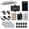 Visionis FPC-5564 One Door Access Control 1,700lbs Electric Drop Bolt Fail Safe Time Delay with VIS-3002 Indoor use only Keypad / Reader Standalone