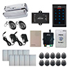 Visionis FPC-5568 One Door Access Control 2,200lbs Electric Drop Bolt Fail Safe For Glass Door and Glass Frame with VIS-3002 Indoor use only Keypad