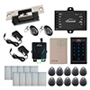 Visionis FPC-5572 One Door Access Control 2,200lbs Electric Strike Fail Safe with VIS-3002 indoor use only Keypad / Reader Standalone No Software EM Card Compatible 500 Users and Wireless Receiver Kit