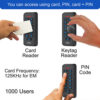 VIS-3008 Card reader, keypad, keyfob or keytag reader