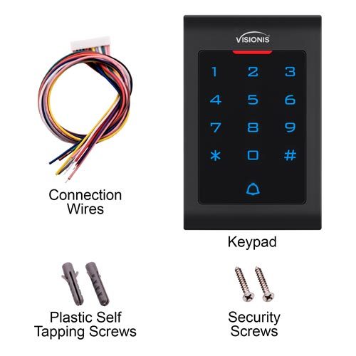 Access Control Indoor Only Digital Touch Keypad + Reader Standalone + Wiegand 26