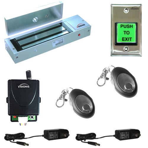 Access Control Magnetic Lock Wireless Receiver Door Entry System DC12V 60kg J9J1 