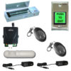 FPC-5356 One door Access Control outswinging door 1200lbs Electromagnetic lock kit with Visionis wireless receiver - remote and PIR kit