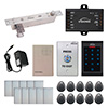 Visionis FPC-5543 One Door Access Control 2,200lbs Electric Drop Bolt Fail Secure Time Delay VIS-3002 key Cylinder Indoor use only Keypad / Reader Standalone