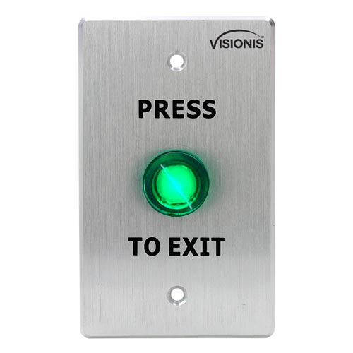 Push to Exit Button with LED for Narrow Door Frame,Reques to Exit Button,NO & NC 