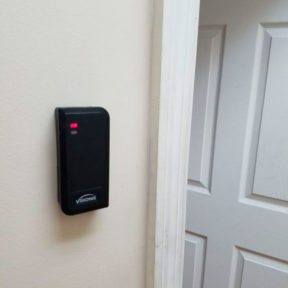 VIS-3100 Card Reader in Home Door