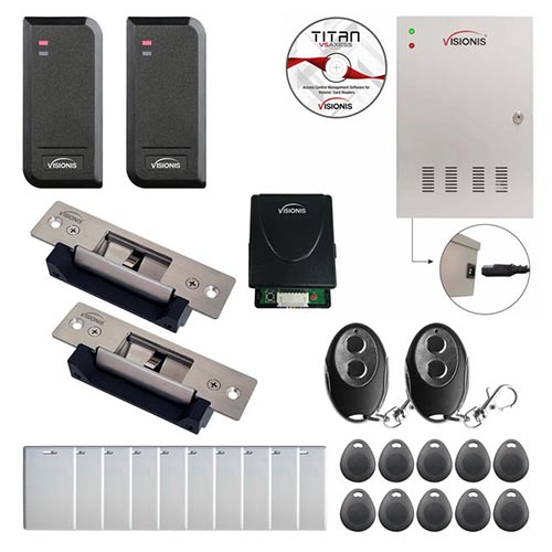 FPC-6187 Two Door Access Controller Wiegand Electric Strike Kit