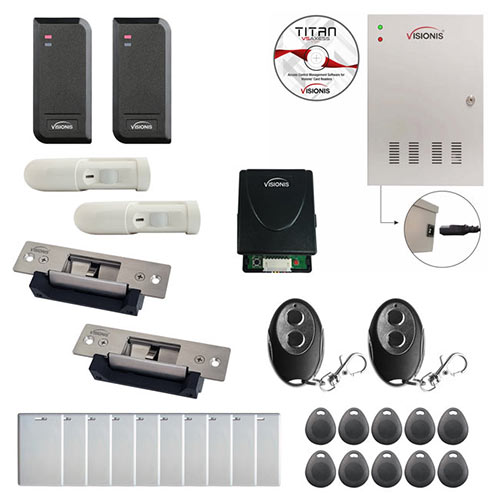 FPC-6199 Two Door Access Controller Wiegand Electric Strike Kit