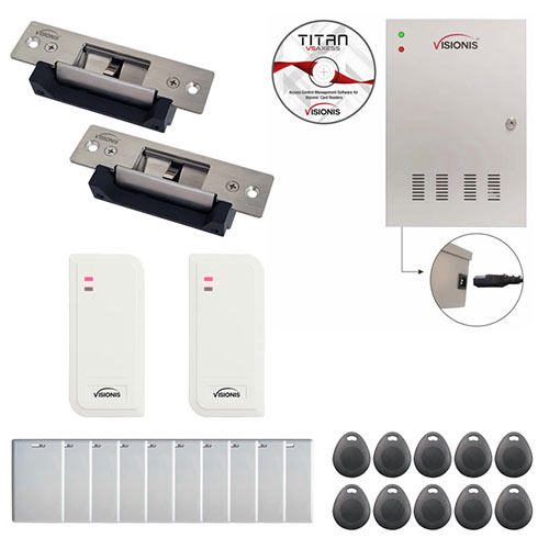 FPC-6510 Two Door Access Control Electric Strike Fail Safe and Fail Secure Kit