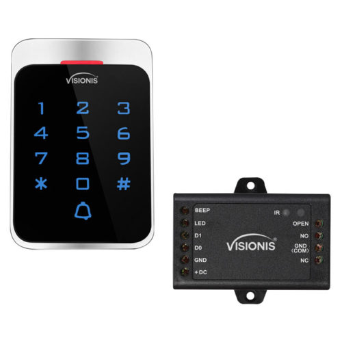 VIS-3022 Access Control Outdoor Weatherproof Metal Housing Anti Vandal Digital Touch Keypad