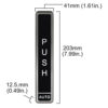 push button dimensions VIS-8015