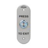 VIS-7036 - Indoor + Outdoor Weather and Waterproof Rated IP65 Stainless Steel Door Bell Type Round Request to Exit Button