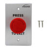 VIS-7033 - Indoor Big Red Request to Push to Exit Button for Door Access Control with NC COM and NO Outputs