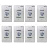 FPC-7499 - Pack 8 Door Bell Type Push to Exit Button for Door Access Control