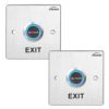 FPC-7541 Pack 2 Indoor Stainless Steel No Touch Request to Exit Button with Time Delay