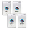 FPC-7547 Pack 4 Indoor Stainless Steel No Touch Request to Exit Button with Time Delay