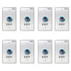 FPC-7548 Pack 8 Indoor Stainless Steel No Touch Request to Exit Button with Time Delay