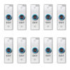 FPC-7565 Pack 10 Indoor Stainless Steel No Touch Infrared Request to Exit Button with Time Delay