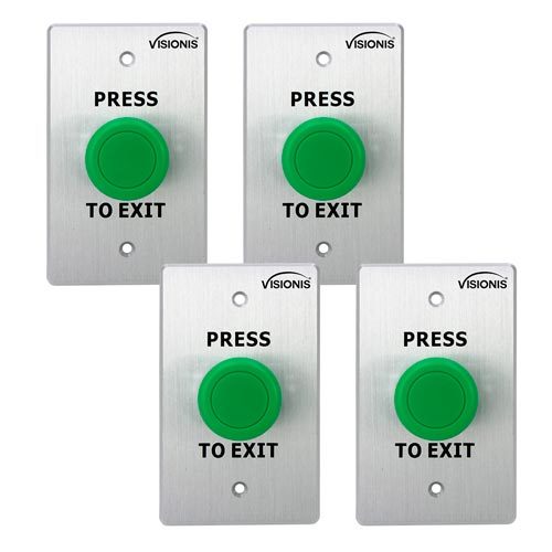 FPC-7577 – 4 Pack Request to Push to Exit Button for Door Access Control