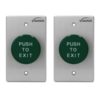 FPC-7586 – 2 Pack Indoor Big Round Green Request to Push to Exit Button