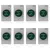 FPC-7589 – 8 Pack Indoor Big Round Green Request to Push to Exit Button