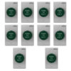 FPC-7590 – 10 Pack Indoor Big Round Green Request to Push to Exit Button