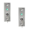 FPC-7606 - Pack 2 Indoor On and Off Exit Switch with Dual LED for Door Access Control