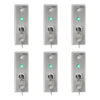 FPC-7608 - Pack 8 Indoor On and Off Exit Switch with Dual LED for Door Access Control