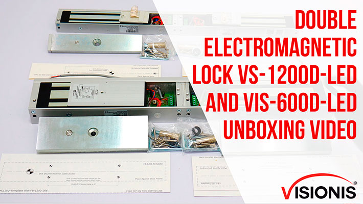Double Electromagnetic Lock VS-1200D-LED and VIS-600D-LED - Unboxing Video