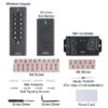 VIS-3200 - 433MHz + Outdoor IP 65 + Black + Wireless Exit Button, Receiver, Keypad + Access Control