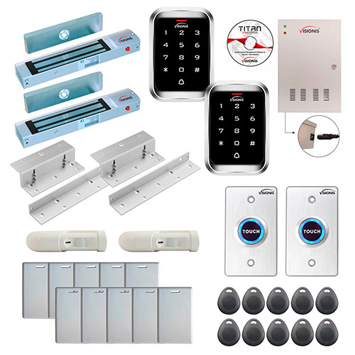 FPC-7926 2 Doors Access Control Electromagnetic Lock for Inswinging Door 300lbs