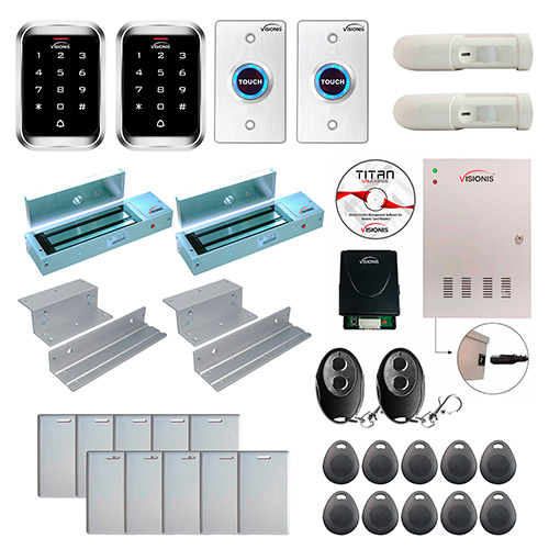 FPC-7934 2 Doors Access Control Electromagnetic Lock for Inswinging Door 1200lbs