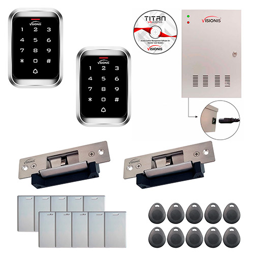 FPC-7936 Two Doors Access Control Electric Strike Fail Safe Fail Secure Time Attendance