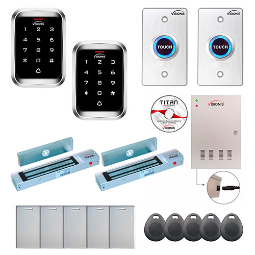 FPC-7957 Access Control for Outswing Door Electric Lock 300lbs Time Attendance TCP/IP RS485 Wiegand Controller