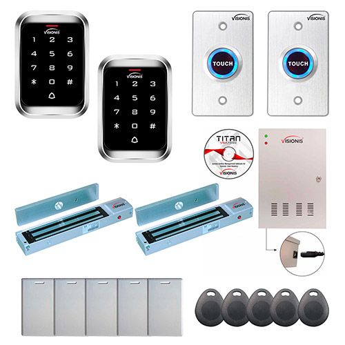 FPC-7958 Access Control for Outswing Door Electric Lock 600lbs Time Attendance TCP/IP RS485 Wiegand Controller