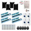 Four Doors Professional Access Control Outswinging Door 600lbs Mag Lock Time Attendance TCP/IP Wiegand Controller Box FPC-7982