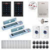 2 Doors Access Control Outswinging Door 300lbs Mag Lock Time Attendance TCP/IP Wiegand Controller Box FPC-8021