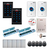 Two Doors Professional Access Control for Outswing Door Electromagnetic Lock 600lbs