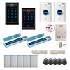 2 Doors Professional Access Control for Outswing Door Electromagnetic Lock 600lbs Time Attendance