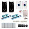 Two Doors Professional Access Control for Outswing Door Electric Lock 300lbs Time Attendance
