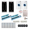 Two Doors Professional Access Control for Outswing Door Electric Lock 600lbs Time Attendance
