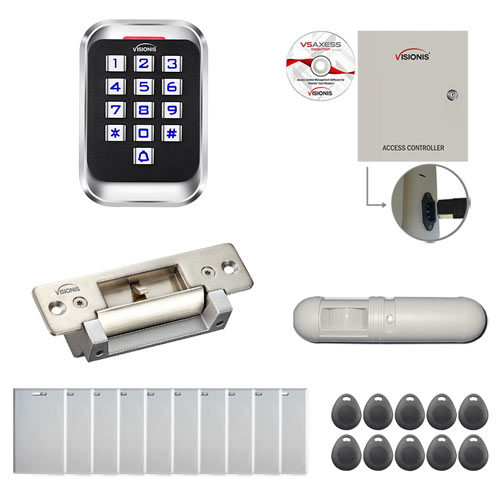 One Door Access Control Electric Strike Fail Safe and Fail Secure, Time Attendance