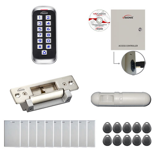 One Door Access Control Electric Strike Fail Safe and Fail Secure, Time Attendance