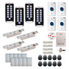 Four Doors Access Control Electric Drop Bolt Fail Secure Time Attendance TCP/IP Wiegand Controller Box