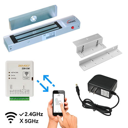 Smart Mobile WIFI Controller for Access Control with Android + Apple App, Web Browser + Smartphone Remote Viewing