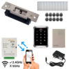 Access Control with Android + Apple App, Web Browser + Smartphone Remote Viewing, 770lbs Electric Strike Fail Safe Fail Secure Adjust