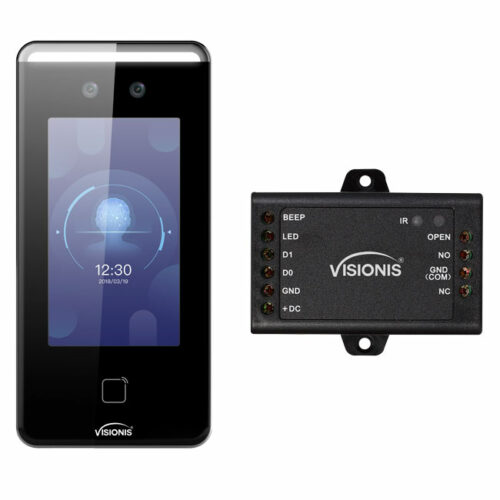 IP65 Outdoor Access Control Face Recognition + Time and Attendance VIS-FRIO With Mini Controller + Wiegand 26