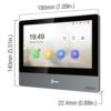 VZ-INT-7DLX Touch Screen + Video Indoor IP + Wi-Fi Station Intercom